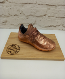 voetbalschoen verbronzen