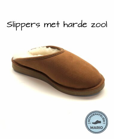 Slippers harde zool