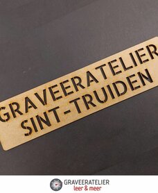 Spuitsjabloon in MDF