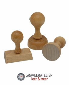 Houten Handstempel